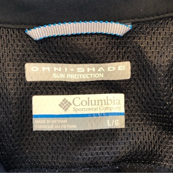 Columbia, Long Sleeve Shirt, Black, Large - Picture 4 of 8